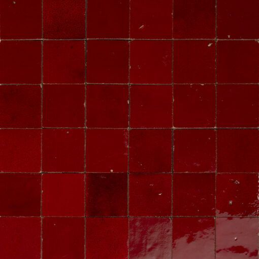 Zellige 46 Coquelicot 5x5 cm