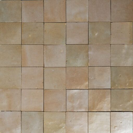 Zellige 65 Terre blanchie 5x5 cm