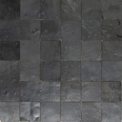 Zellige 52 Black Silver